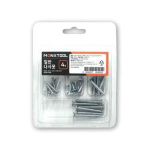 툴스피아 몬스툴 일반나사못 4종 세트