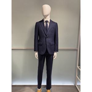 [맨잇슈트]파격할인)세련된 울혼방 투톤 네이비 스타체크 셋업정장_ZEGC10903 DR4435