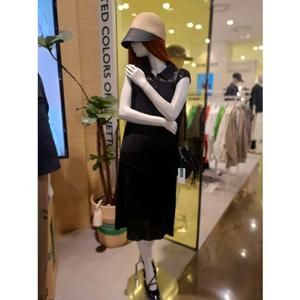 베네통 캡소매 니트망사 원피스BAOPF1531