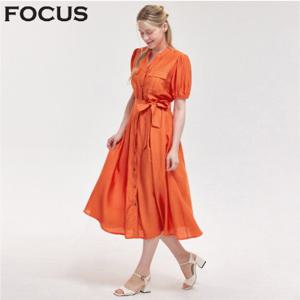 투 포켓 핀턱 린넨 원피스_VFI5M1OP3671