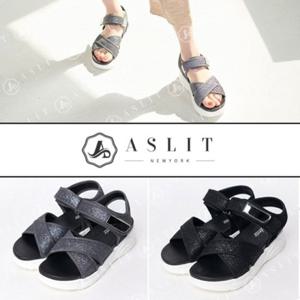 [애슬릿] 발편한 벨크로 스트랩 쿠션 스포티 샌들