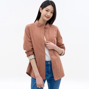 [지센][지센] 하이넥 사파리 코트 LCCAN223_OR