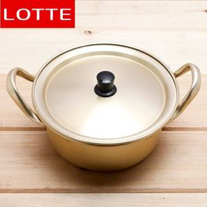 [비투비월드]롯데 양은냄비(18cm) 황냄비 라면냄비 양푼기