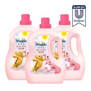 스너글 섬유유연제 햇빛건조 멜로우 선샤인 1.8L 3개