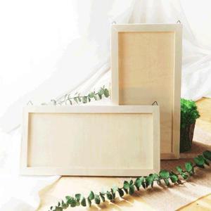 (WFGPUB5) (20차 ) 합판 고리형 나무액자(사각) 15cmx30cm 10개입x1봉