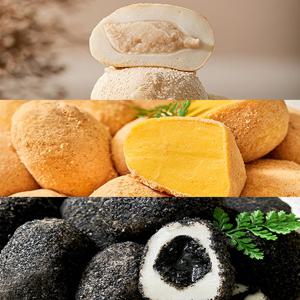 [명안가] 흑임자인절미 420g x 3봉 + 호박인절미 420g x 1봉 + 연천율무떡 400g x 1봉