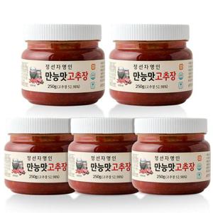 정선자 명인 소고기 만능 고추장 5통
