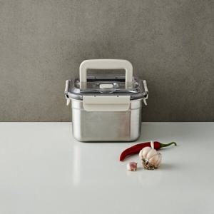 락앤락 숨쉬는 스텐김치통 정사각 3L