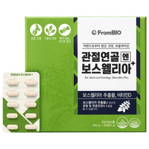 관절연골엔 보스웰리아 플러스 60정x1박스/1개월(유통기한 25-09-21)