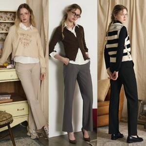 ★3종세트★[런칭가 69,900원] 24FW 최신상 어텀 시그니처 팬츠 3종 SMD243F0308PT