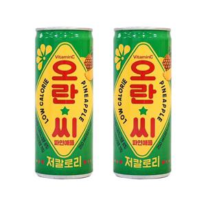 오란씨 파인애플 250ml x 12캔 과즙탄산