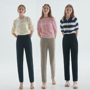 ★3종세트★[바이유] 여성 사방스판 고탄선 팬츠 3종세트_PWSW