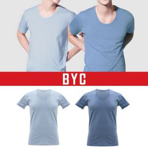 BYC 유색 반팔 런닝 2매세트