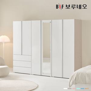 타키 2400 FF세트 장롱 장농 이불장 안방 작은방 원룸 서랍 거울 8자