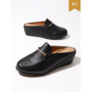 [사임당슈즈]5cm 우레탄창 국내생산 편안한 통굽 블로퍼 슬리퍼  112400