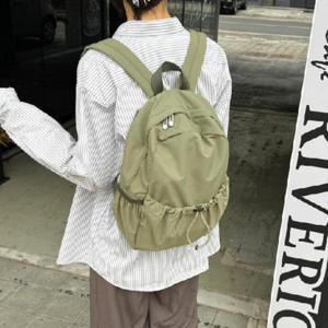 가벼운 여성 직장인 대학생 나일론 백팩 데일리 가방 (WFH3B3X)