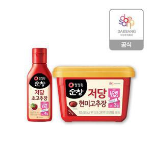 청정원 순창 저당고추장 500g+저당 초고추장 290g