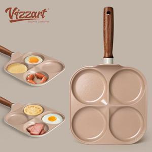 팬케이크 계란 호떡 캠핑 IH 인덕션겸용 4구 에그팬 (WFFQ9D7)