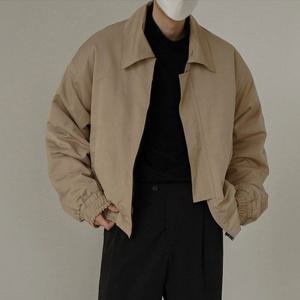 후리스 플리스 뽀글이 포켓 블루종 아우터 캐주얼 자켓 오버핏 남자 가을