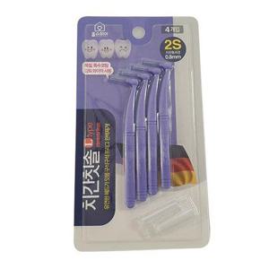 홈스피아 치간칫솔 L타입 2S (0.8mm)4P