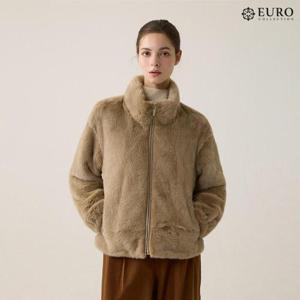 [정가 898,000원[유로모피]퍼널넥 밍크 자켓