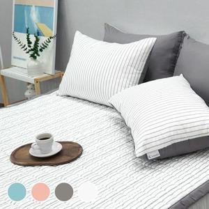 소프트 먼지없는 세미마이크로 침대패드(Q) 4colors