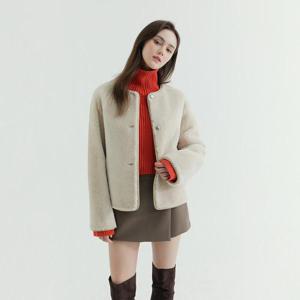 [정가 399,000원][유로모피]호주산 시어링 무스탕 자켓