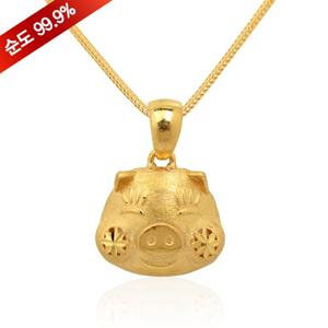[골드모아] 여자 순금 목걸이 7.5g 24K [황금돼지]