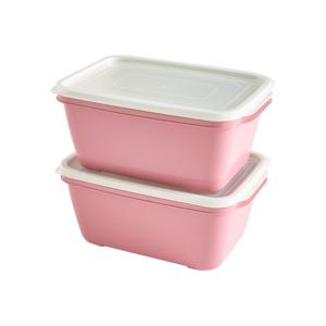 이지앤프리 한상채반 전소쿠리 전보관용기 3000ml 2P