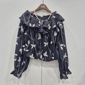 [르니앤맥코이]목걸이 셋트 오프숄더 크롭 블라우스MM04BL705_US