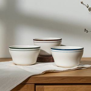시라쿠스 뉴욕 킹스인 라인 레트로 공기 밥그릇 (3 color)