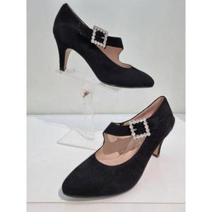 [에스콰이아]MARIO여성 쎄무 메리제인 스트랩 세미정장 구두 굽7센치 PFCFHP517