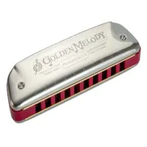 Hohner 호너 M54408X 하모니카 G조 G key 다이아토닉 블루스 10홀 골든멜로디 메이플시티