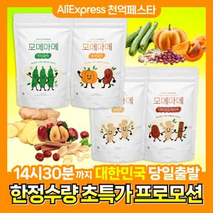 모메마메 대한민국산 국내산 티백 작두콩차 호박팥차 생강차 골라담기 50개입