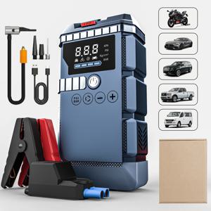 고출력 5000A 차량용 점프 스타터 타이어 공기 주입기 내장 20000mAh 보조배터리 포함