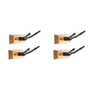 BAAU 4 Pcs 바이올린 벽 마운트, 바이올린 랙 벽 걸이, 바이올린 비올라 우쿨렐레 걸이 후크, 바이올린 활을 걸 수 있음, 홈 및 스튜디오 용