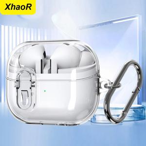 삼성 Buds 3 Pro 케이스 용 이어폰 커버 Samsung Galaxy Buds3 Buzz 3 Pro 케이스 슬리브 후크 용 투명 보안 잠금 장치 Fundas