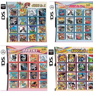 고품질 4300 IN 1 NDS 카드 테이프 23 IN 1 3DS NDS 게임 카드 콤보 카드 메가맨 39IN1 64 IN 1 베어 카드 영어 버전