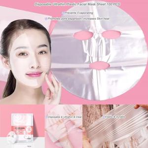 일회용 DIY 스킨케어 보습, 부드럽게 하는 무향 페이셜 마스크 페이퍼 시트 - 수분 공급