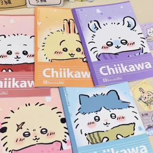 애니메이션 Chiikawa 가로줄 노트 Kawaii Hachiware Usagi 학생 만화 일기 오류 수정 노트 학교 상품