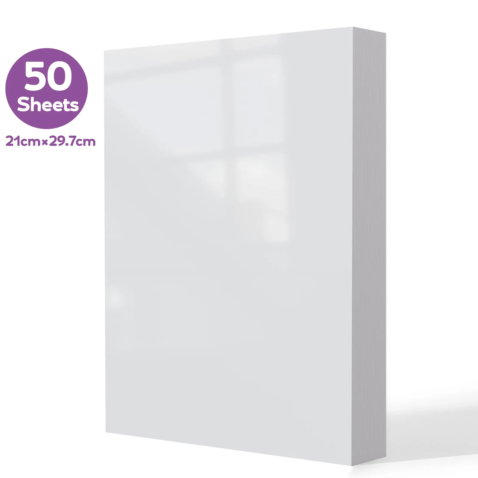 HUSPER A4 양면 광택 인화지 50 매 120/140/160/180/200/240/260/300gsm 잉크젯 프린터 광택 인쇄 용지