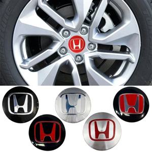 56MM 자동차 휠 센터 허브 캡 56mm 엠블럼 데칼 휠 스티커 Honda Civic Mugen Accord Odyssey JAZZ CRV Fit Hrv Jazz CBR VTX