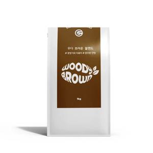 커피디바인 시그니처 우디 브라운 블렌드 당일 로스팅 원두 커피 1kg