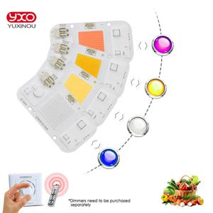 수경재배 식물 조명용 DOB AC LED COB 칩, 전체 스펙트럼 AC 220V 20W 30W 50W, 실내 식물 묘목 성장 꽃