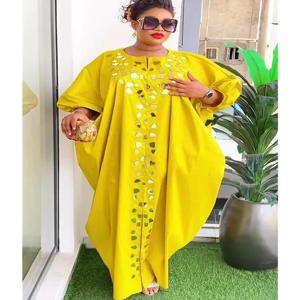 여성을위한 Abayas 두바이 아프리카 이슬람 패션 드레스 Caftan Marocain 이브닝 파티 드레스 Satin Boubou Robe Djellaba Femme 2025