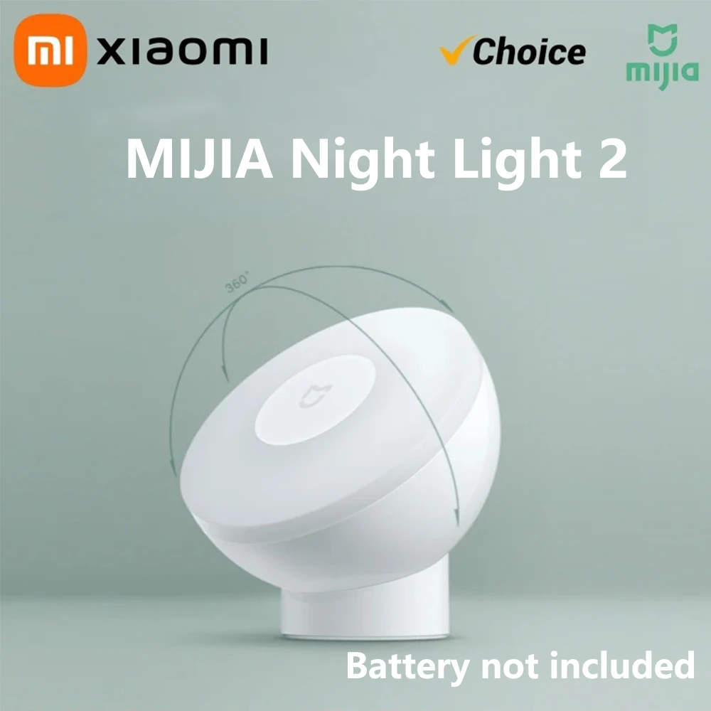 XIAOMI Mijia 야간 조명 2 스마트 모션 센서, 디밍이 가능한 밝기 자동 조명 감지 침실 어린이 성인용 침대 옆 램프