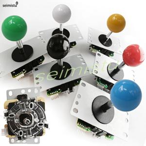 복사 산와 조이스틱 8방향 아케이드 스틱 배트탑 라운드 탑 5핀 커넥터 USB 보드 PC 게임 콘솔 DIY 방향 컨트롤러