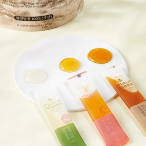 지리산모향골 자연 꿀스틱 30포 올인원 3종 허니스틱