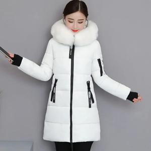 퀼트 파카 여성용 롱 패딩 재킷, 코튼 집업 후디 코트, 젊음 하이 퀄리티, 우아한 루즈 캐주얼, 그레이트