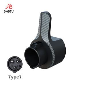 GWUYU MZ21 EV 충전기 거치대 타입 1 J1772 커넥터 소켓 플러그, 벽 마운트 전기 자동차 충전 케이블, 벽 브래킷 거치대 스탠드